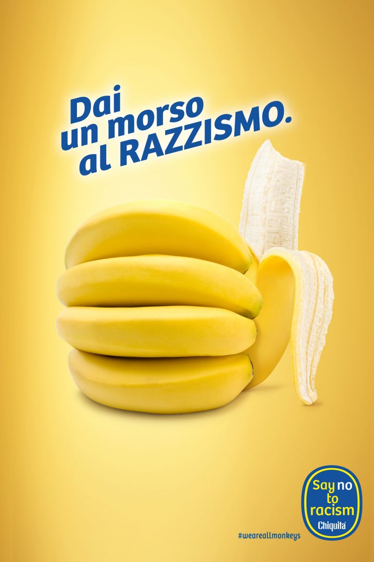 DAI UN MORSO AL RAZZISMO – SAY NO TO RACISM.