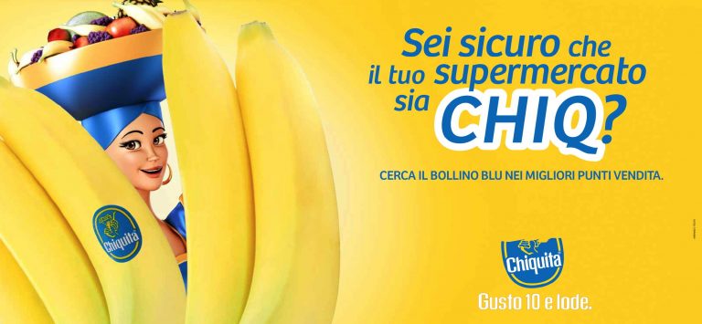 ARMANDO TESTA E CHIQUITA TI INVITANO A CERCARE IL SUPERMERCATO PIÙ CHIQ