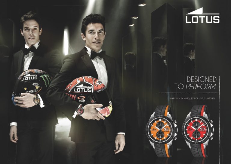 ARMANDO TESTA E MARC MARQUEZ CORRONO INSIEME. LO STILE DI LOTUS WATCHES È “DESIGNED TO PERFORM”.