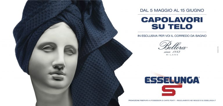 ESSELUNGA LAUNCHES THE “CAPOLAVORI SU TELO”   (MASTERPPIECES ON CLOTH) WITH ARMANDO TESTA