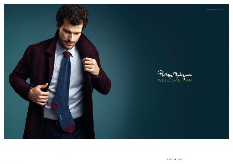 PHILIPPE MATIGNON AND ARMANDO TESTA LAUNCH PHILIPPE MATIGNON MAN, WITH A “TIE” THAT “FITS” PERFECTLY.