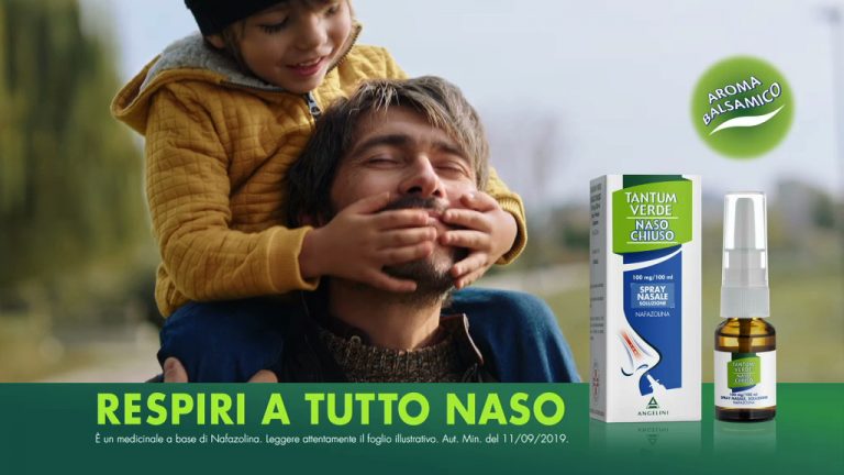 CON NUOVO TANTUM VERDE NASO CHIUSO, RESPIRI A TUTTO NASO! FIRMA LA CREATIVITÀ ARMANDO TESTA.