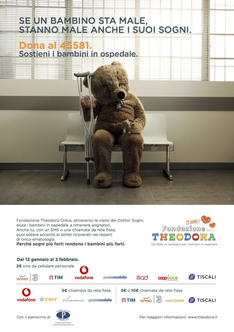 CON ARMANDO TESTA E FONDAZIONE THEODORA, I SOGNI DEI BAMBINI TORNANO IN FORMA.