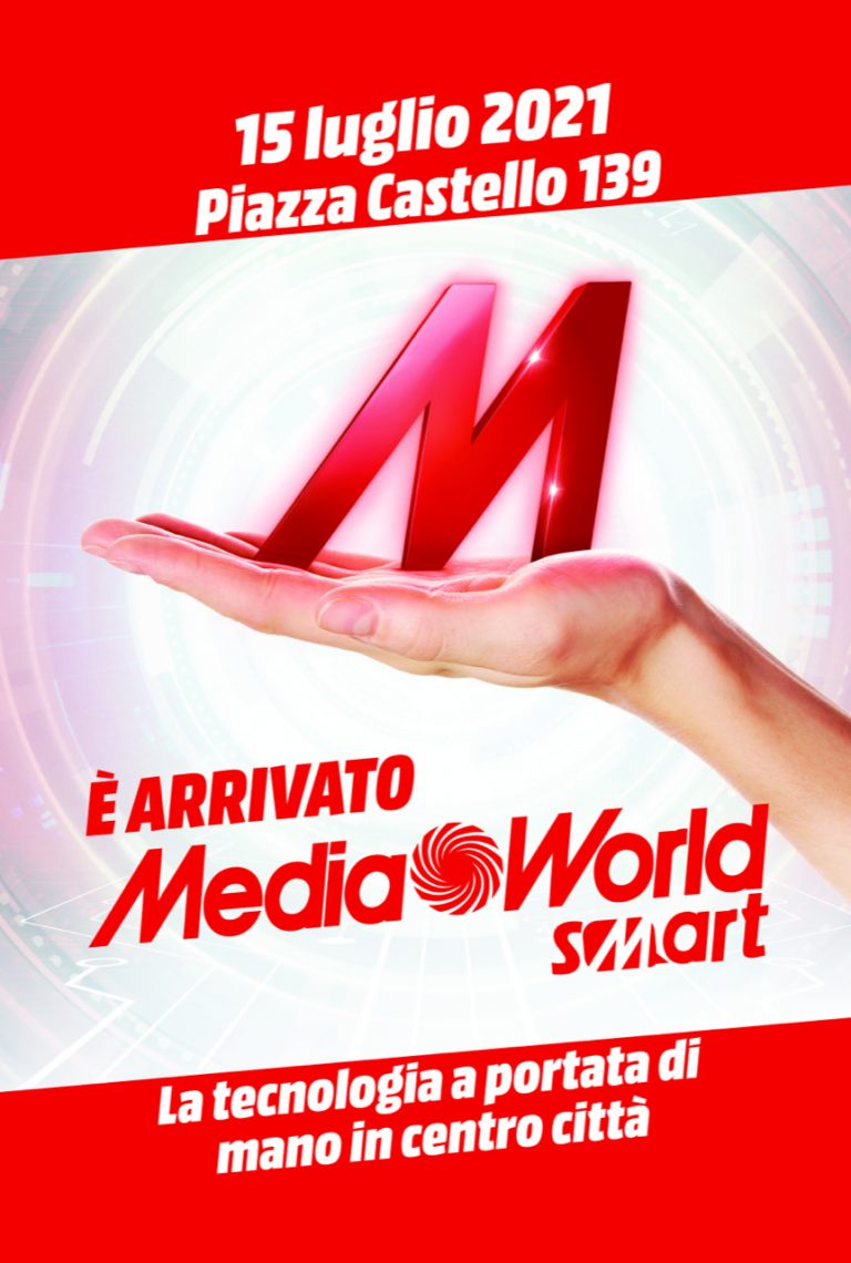 Mediaworld: Torino città strategica,  dal 15 luglio apre un nuovo negozio “smart” in centro città